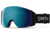 Smith 4D Mag Goggle, MAG Series, Black, ChromaPop Sun Blue Mirror Lens, M007320JX994K