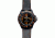 Smith and Wesson Water Resistant EGO Watch w/ Leather Strap, 52mm, Black/Orange SWW-LW6058