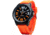 Smith and Wesson Water Resistant EGO Watch w/ Silicon Strap, 50mm, Orange/Black SWW-LW6083