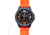 Smith and Wesson Water Resistant EGO Watch w/ Silicon Strap, 50mm, Orange/Black SWW-LW6083