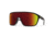 Smith Boomtown Sunglasses, Matte Black Frame, ChromaPop Red Mirror Lens, 20493200399X6