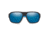 Smith Deckboss Sunglasses, Matte Black Blue Frame, ChromaPop Glass Polarized Blue Mirror Lens, 204066DOF63QG