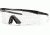 Smith Elite Aegis Echo II Compact Eyeshields,Black Frame,Clear/Gray Lens AECHACBK15-2R