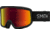 Smith Frontier Low Bridge Fit Googles, Red Sol-X Mirror, Black, M004372QJ99C1