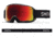 Smith Grom Youth Snow Goggles - Mens, Black, Red Sol-X Mirror Lens, GR6DXBK19