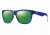 Lowdown Slim Sunglasses-Crystal Blue-Green Sol-X Mirror