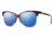 Smith Rebel Sunglasses, Flecked Blue Tortoise Frame, Blue Flash Mirror Lens, BLPCBMFBT