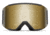 Smith Squad Mag Goggle, ChromaPop Sun Black Gold Mirror, Black, M007560JX99MN