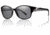 Smith Optics Womens Lyric Sunglasses - Black Frame w/ Polarized Gray Lens LYPPGYBK