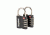 Snapsafe, A Hornady Company TSA Padlock, 2 Pack, Black, NSN N, 76020