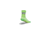 Sockguy Wtf 6'' Crew Green S/m WTF S/M