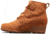 Sorel Evie Lace-Up Boots - Womens, Suede Camel Brown, 10.5, 1870421224-10.5