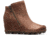 Sorel Joan Of Arctic Wedge II Zip Bootie - Womens, Ash Brown, 6 US, 1876991240-6