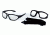 Sos Gripz Riders / Rambler Sunglasses, Frame - Matte Black Tr-90 W/ Temples And Strap / Lens - Pc Z87.1, Clear-fm