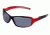 Sos Wraps / Blaze Sunglasses, Frame - Metallic Red/black / Lens - Pc Smoke-fm