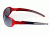 Sos Wraps / Blaze Sunglasses, Frame - Metallic Red/black / Lens - Pc Smoke-fm