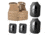 Spartan Armor Systems Spartan Armor/Sentinel Plate Carrier and AR550 Level III+ Body Armor Package, Coyote Brown, Adjustable, SAS-PKG550-STNL-CB-KIT, SAS-PKG550-STNL-CB-KIT