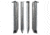 SPATZ Steel Halfround PAK-12 Pegs, Grey, 2899630011111
