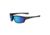 Spiderwire SPW008 Sunglasses, Black Frame, Blue Mirror (Grey Base) Lens 1479121