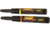 Spike It Double Marker, Garlic Chartreuse/Orange, 2pk, SP18003