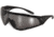 SSP Eyewear Sammamish Safety Glasses, Black Frame, Mirrored Lens, SAMMAMISH M