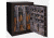 Stack-On 60-Gun Safe w/Back-lit Electronic Lock,43x28.5x59in,Brown Hammertone W-60-BH-E-S