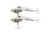 SteelShad Mini, 2 Pack, 1/4 Oz, Glow Silver, SSL-10236