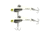 SteelShad Mini, 2 Pack, 1/4 Oz, Glow White, SSL-10222