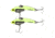 SteelShad Mini, 2 Pack, 1/4 Oz, Glow Yellow, SSL-10221