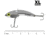 SteelShad XL Bait, 3/4 Oz, Silver/Chrome, SSL-10012