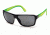 Suncloud Polarized Optics Colfax (New) Sunglasses - Black / Green Temple Frame, Gray Polarized Polycarbonate Lenses S-CFPPGYGN