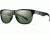 Suncloud Polarized Optics Lowdown Slim Sunglasses-Matte Black-ChromaPop Polar Gray Green