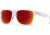 Suncloud Polarized Optics Lowdown Sunglasses-Crystal-Red Sol-X Mirror