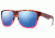 Suncloud Polarized Optics Lowdown Sunglasses-Matte Tortoise-Blue Flash Mirror