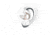 SureFire COMPLY FOAM TIPPED, FULL BLOCK EARPLUGS, MEDIUM, 25 PAIR, CLEAR, Clear, Medium, EP10-MPR-BULK