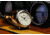 Szanto Automatic Officer Watches, Ivory Dial, Black Strap, Steel, One Size, SZ 6305E