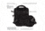 Tac-Six Crew Tactical Pistol Case, Black, 10814