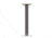TACO Marine 28.625in High Table Pedestal Post For 3in Base And Support Ribbed, Z76-9271VEL28.63-1