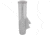TACO Marine Flared Weld-On Rod Holder 9-3/4"L x 1-3/4"ID - White Liner Polished Finish - 3/8" Coped Blade 59552