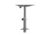TACO Marine Triton 2 Stage Adjustable Table Pedestal 19.25in To 32.25in High, Z80-2190VEL32.5-PM