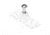 Taylor Made Side-Mount Deck Hinge For Bimini Boatop, White, 11722