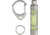 TEC Accessories Embrite Glow Fob SS, 1.5, SS Housing, Embrite Technology Glows Up To 12 Hours When Exposed To Sunlight/Uv Light, Indoor/Outdoor Use, Keyring, S3-SB-NAT-EG
