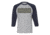 TenPoint Crossbow Technologies Logo Baseball 3/4 Sleeve T-Shirt, Grey/Navy Sleeves, Small HCA-66317-S