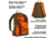 Terrain Delta Backpack/Daypack, Mossy Oak Break-Up Blaze Camo, 1350 Cubic in, 19237