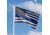Thin Blue Line American Flag With Grommets, 4 X 6 Ft, Thin Blue Line - BLUE-AMERICAN-4X6