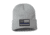 Thin Blue Line Flag Embroidered Beanie, Gray - BEANIE-TBL-GRAY