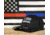 Thin Blue Line Flexfit Dual American Flag Hat, Thin Red Line - FLEX-DUAL-BLACK-MEDIUM