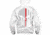 Thin Blue Line Hoodie - Thin Red Line Skull Graphic, White - REDPUN-H-WHITE-XXL