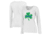 Thin Blue Line Long Sleeve, Women's, Shamrock, White - STPAT-TBL-WOM-LS-WHITE-XXL