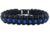 Thin Blue Line Paracord Survival Bracelet, Standard, Thin Blue Line - TBL-PARA-9